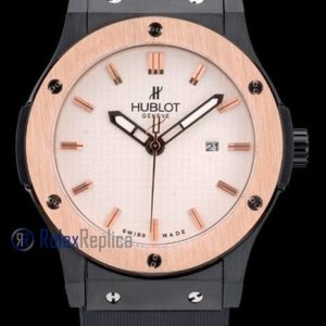 hublot replica big bang vendome rose gold white dial orologio copia