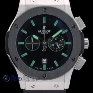 Alternative view of hublot replica big bang vendome ceramic black dial orologio copia