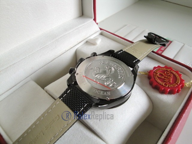 Omega replica seamaster co-axial chrono dark side of the moon yellow imitazione - immagine 10