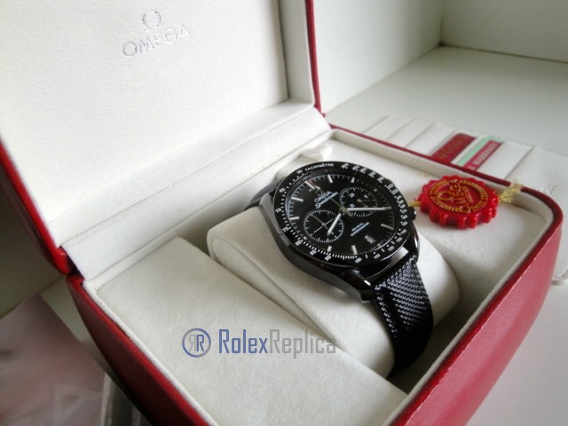 Omega replica seamaster co-axial chrono dark side of the moon white imitazione - immagine 4