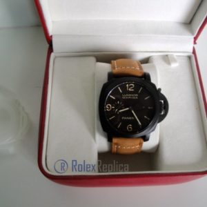 Panerai replica luminor marina pro-hunter strip leather imitazione copia
