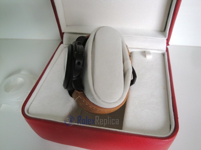 Panerai replica luminor marina pro-hunter strip leather imitazione copia - immagine 5