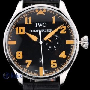 Alternative view of iwc replica 8 days power reserve orange strip leather orologio imitazione