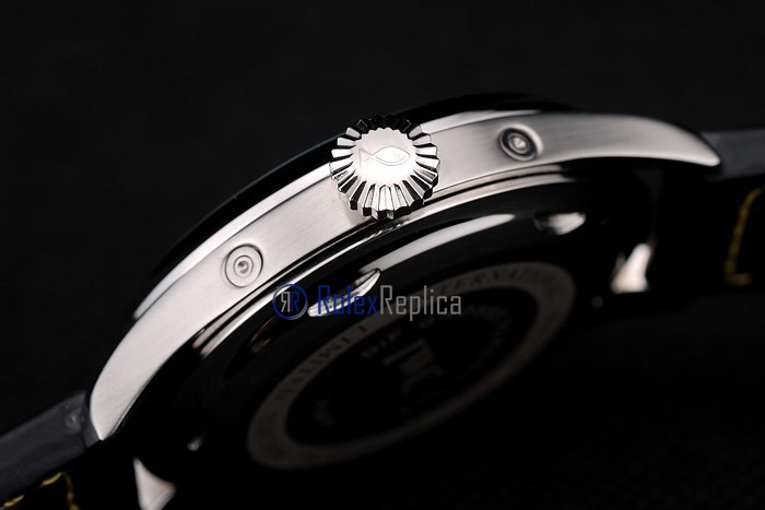 iwc replica 8 days power reserve yellow ll strip leather orologio imitazione - immagine 9