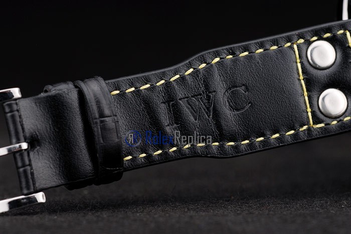 iwc replica 8 days power reserve yellow ll strip leather orologio imitazione - immagine 10