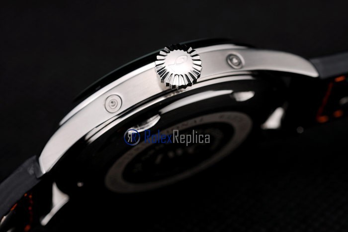 iwc replica 8 days power reserve argentèè strip leather orologio imitazione - immagine 10