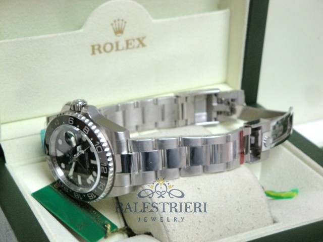 rolex replica GMT master II 116710LN nero ceramica orologio replica - immagine 22