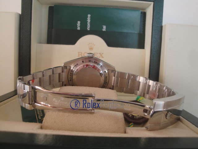 rolex replica milgauss blu orologio replica copia lusso imitazione - immagine 15