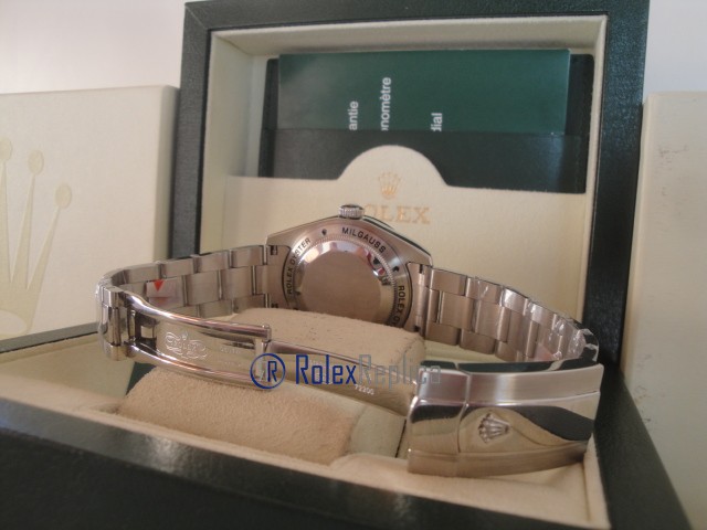 rolex replica milgauss blu orologio replica copia lusso imitazione - immagine 16