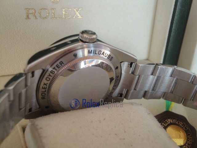 rolex replica milgauss blu orologio replica copia lusso imitazione - immagine 18