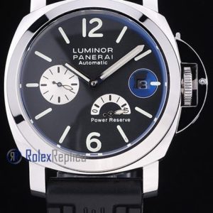 Panerai replica luminor marina power reserve acciaio black dial imitazione copia