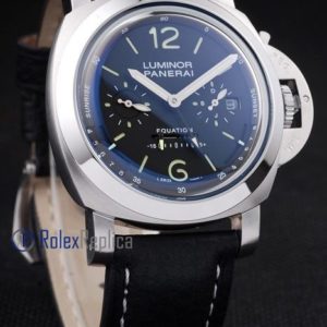 Panerai replica luminor marina equation acciaio strip leather imitazione copia