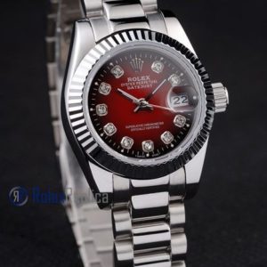 rolex replica datejust red brillantini orologio imitazione