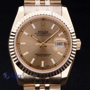 Alternative view of rolex replica datejust full oro barrette orologio imitazione