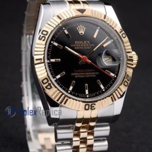 rolex replica turn-o-graph acciaio oro black imitazione orologio