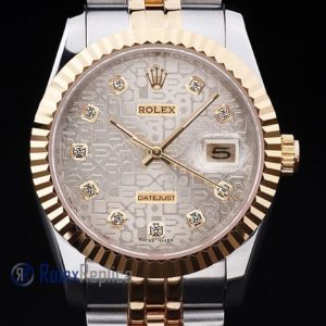 Alternative view of rolex replica datejust acciaio oro argentèè centenario orologio imitazione