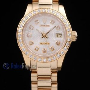 rolex replica datejust lady oro full brillantini centenario orologio imitazione