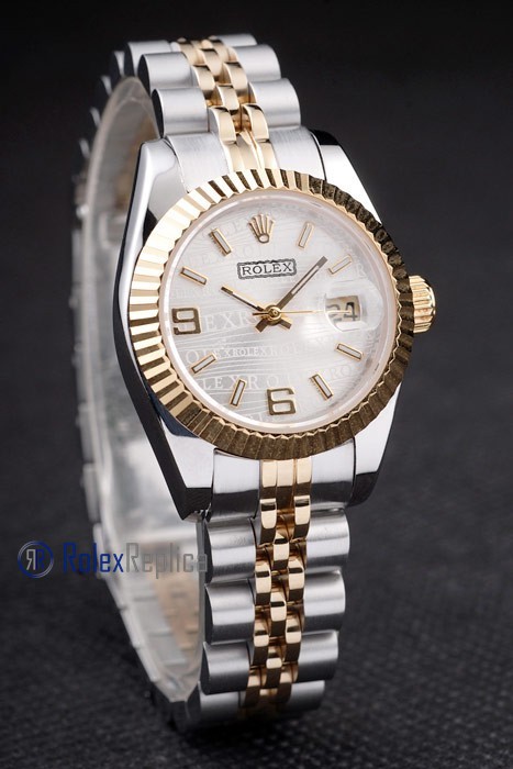 rolex replica datejust acciaio oro 369 centenario orologio imitazione - immagine 2
