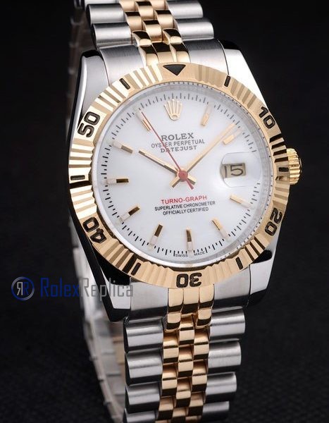 rolex replica turn-o-graph acciaio oro white imitazione orologio