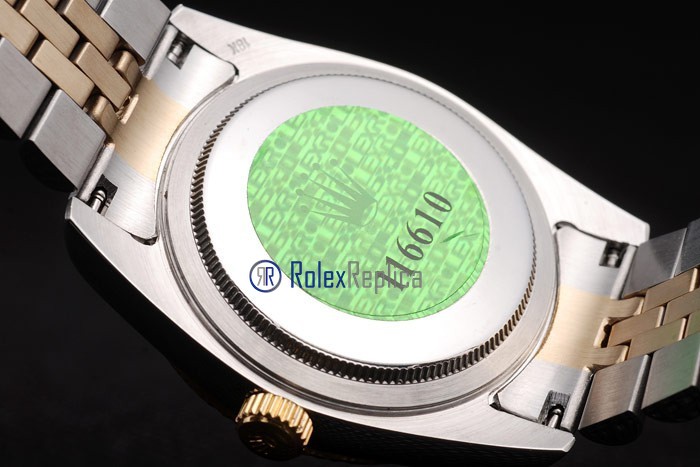 rolex replica turn-o-graph acciaio oro white imitazione orologio - immagine 8