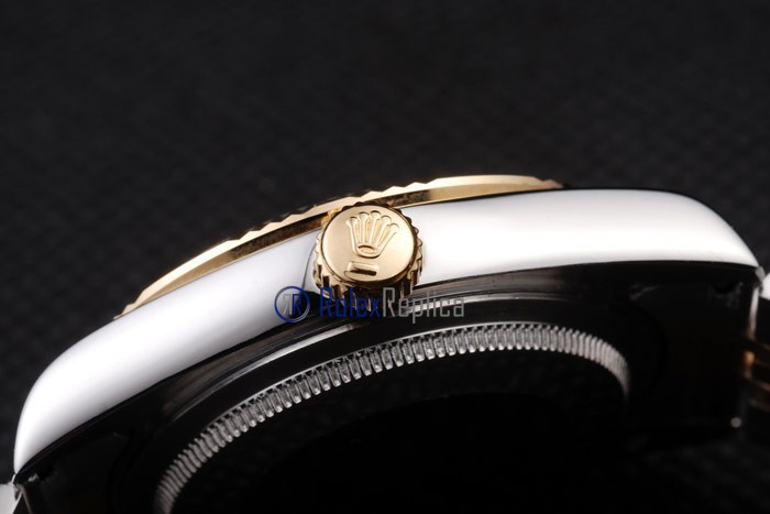 rolex replica turn-o-graph acciaio oro white imitazione orologio - immagine 10