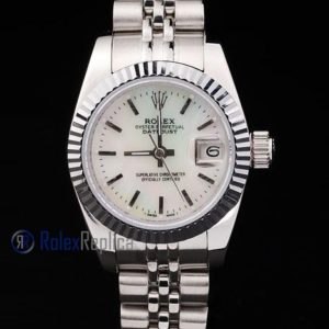 rolex replica datejust lady acciaio madreperla barrette orologio imitazione