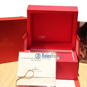 Alternative view of Omega replica scatola box cofanetto portaorologi completo booklet service