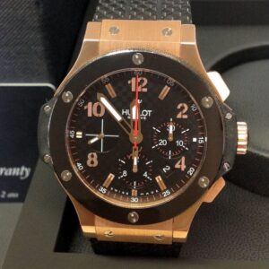 hublot replica big bang rose gold black dial orologio copia
