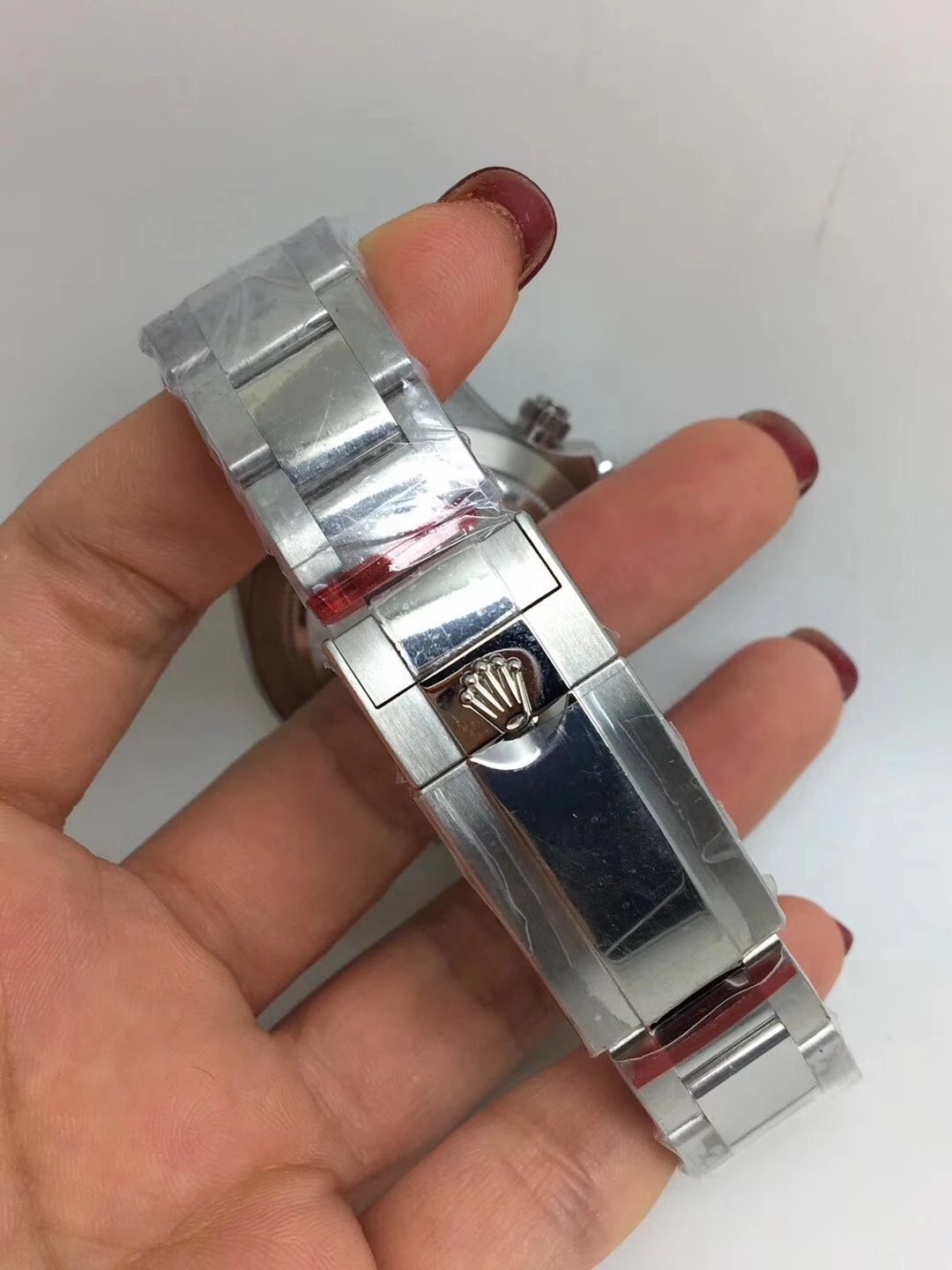 rolex replica daytona crono classic black dial orologio replica copia imitazione - immagine 7