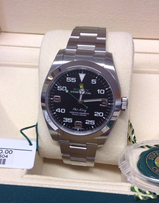 rolex replica airking new basilea black dial orologio replica copia