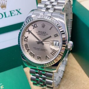 Alternative view of Rolex replica Datejust 178274 Pink Roman Dial