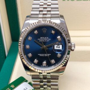 rolex replica datejust blu brillantini orologio imitazione