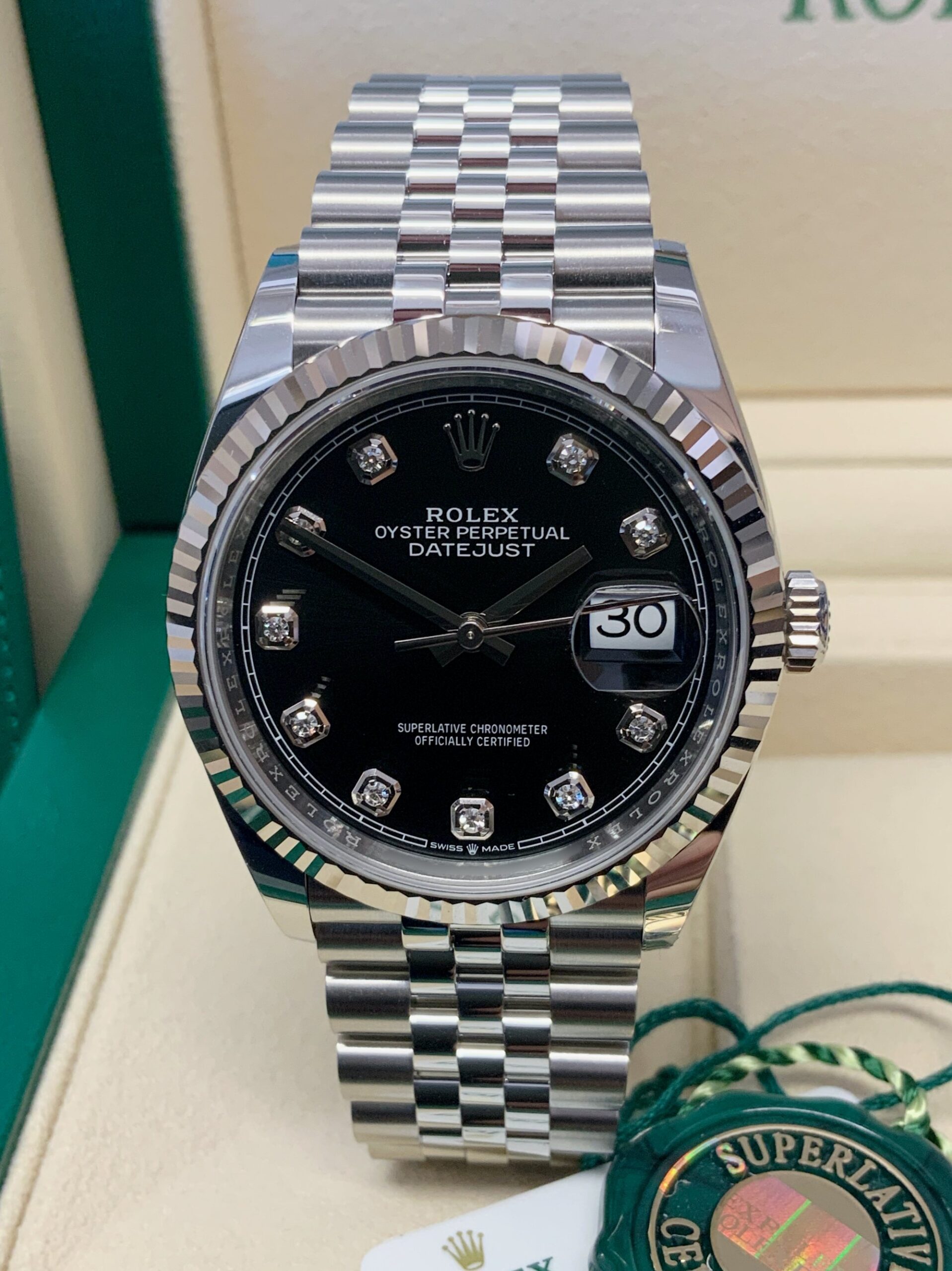 Rolex replica Datejust 36mm 126234 Black Diamond