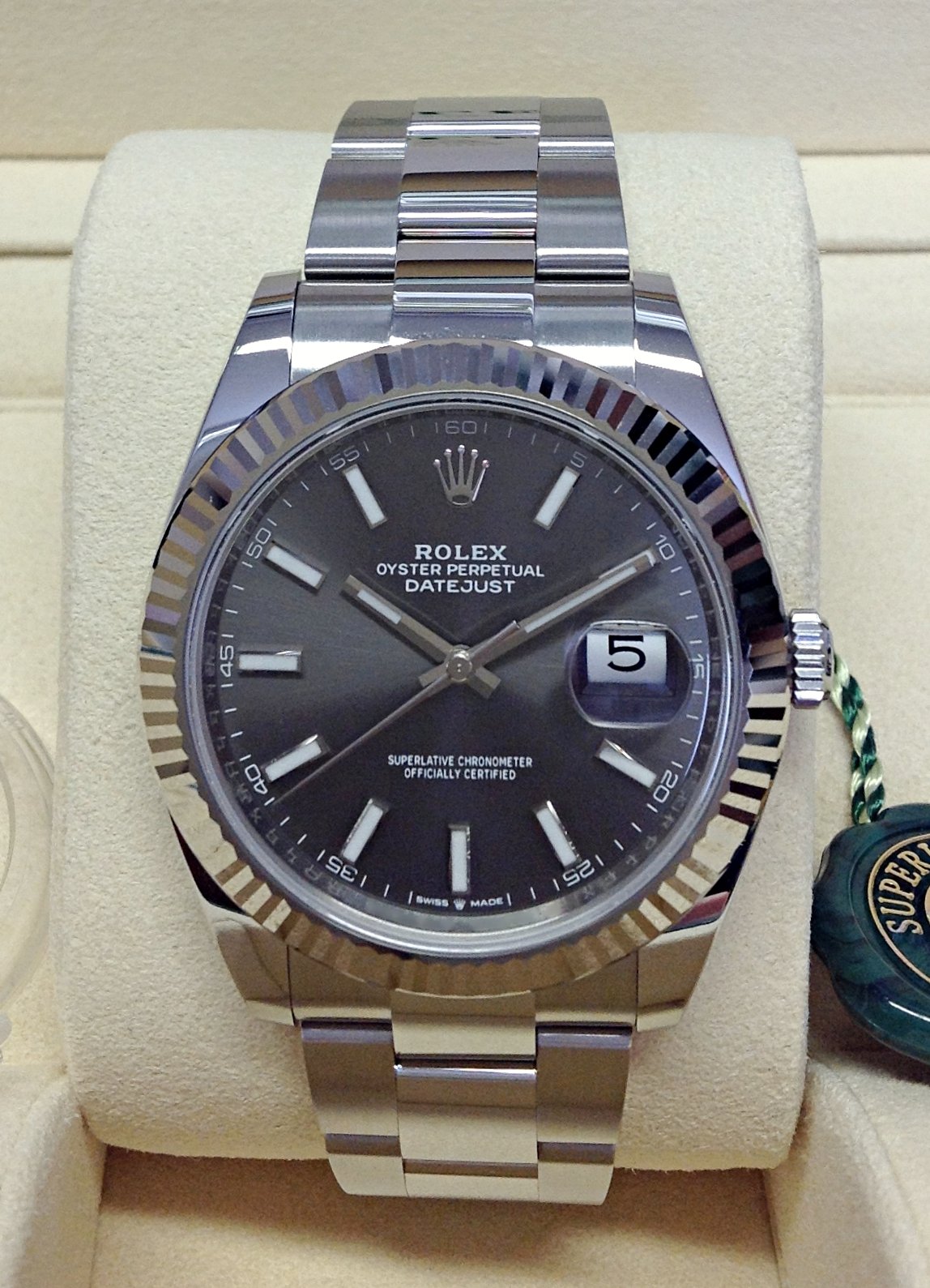 Rolex replica Datejust 41mm 126334 Rhodium Dial - immagine 4