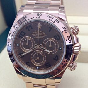 Alternative view of Rolex replica Daytona 116505 Rose Gold Chocolate Dial