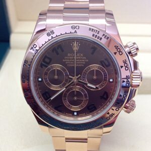 Rolex replica Daytona 116505 Rose Gold Chocolate Dial