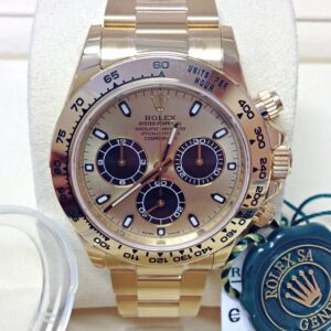 Alternative view of Rolex replica Daytona 116508 Yellow Gold pikachu dial
