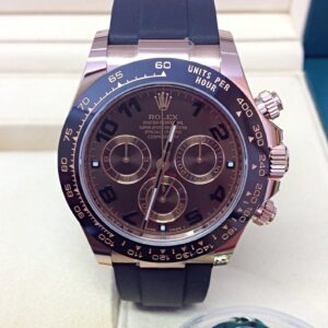 Alternative view of Rolex replica daytona 116515LN choco arabi oysterflex