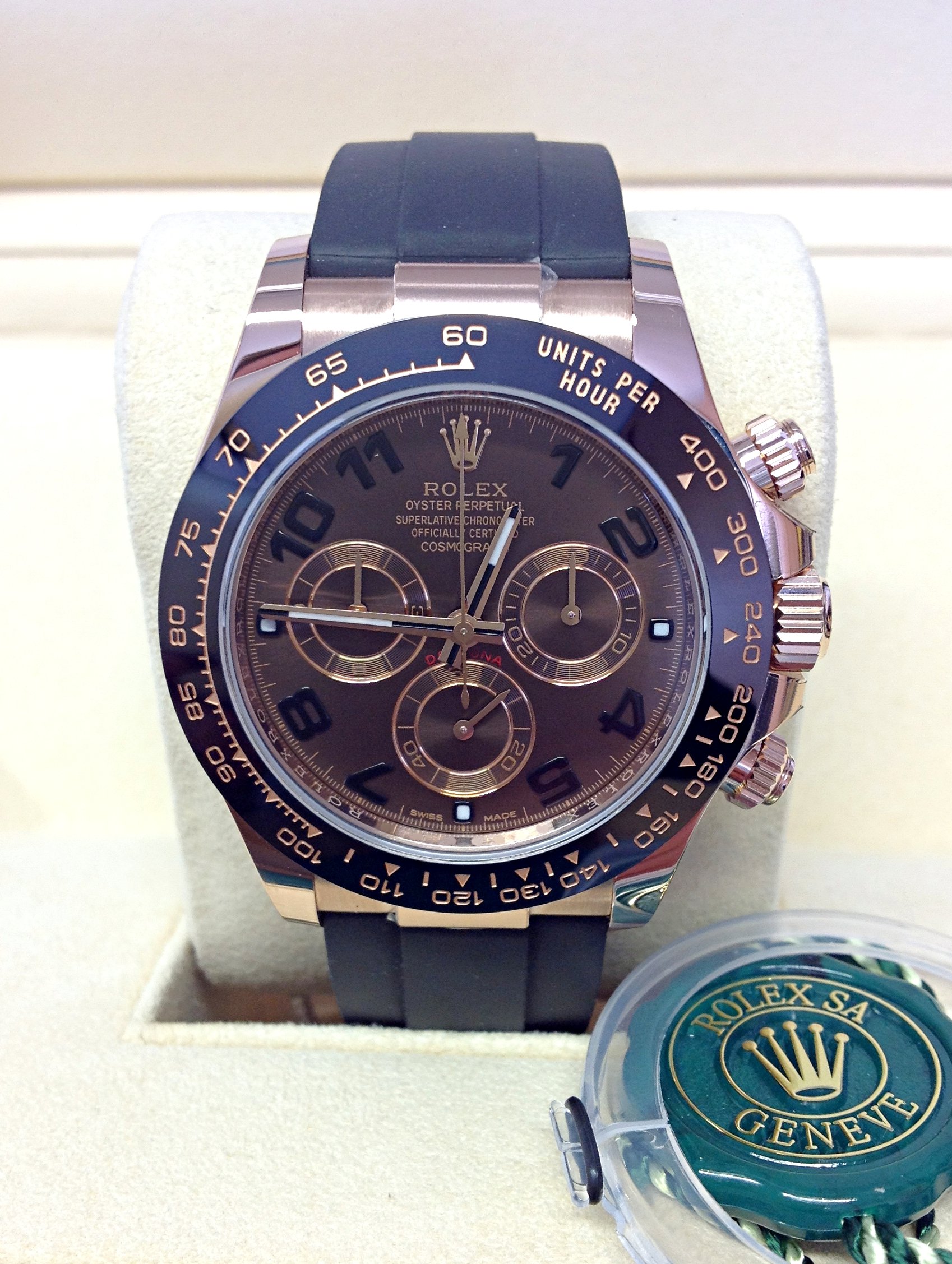 Rolex replica daytona 116515LN choco arabi oysterflex