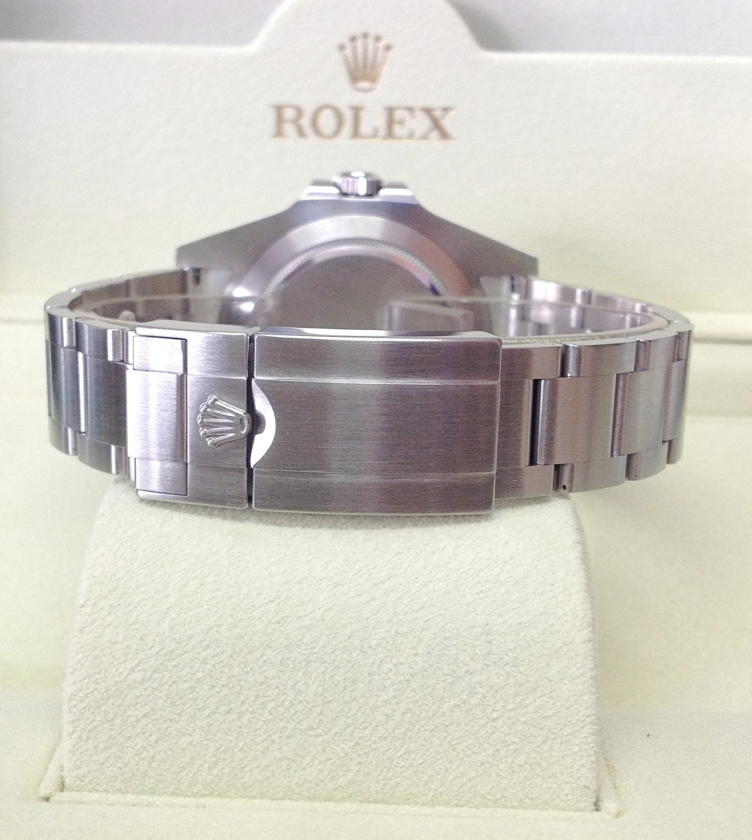 rolex replica explorer II acciaio big 42mm black dial orologio replica copia lusso imitazione - immagine 3