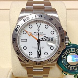 rolex replica explorer II acciaio big 42mm white dial orologio replica copia lusso imitazione