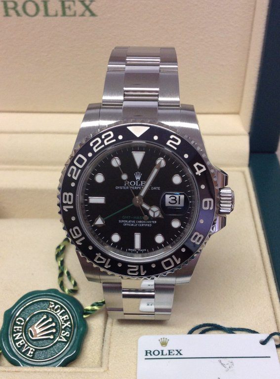 rolex replica GMT master II 116710LN nero ceramica orologio replica
