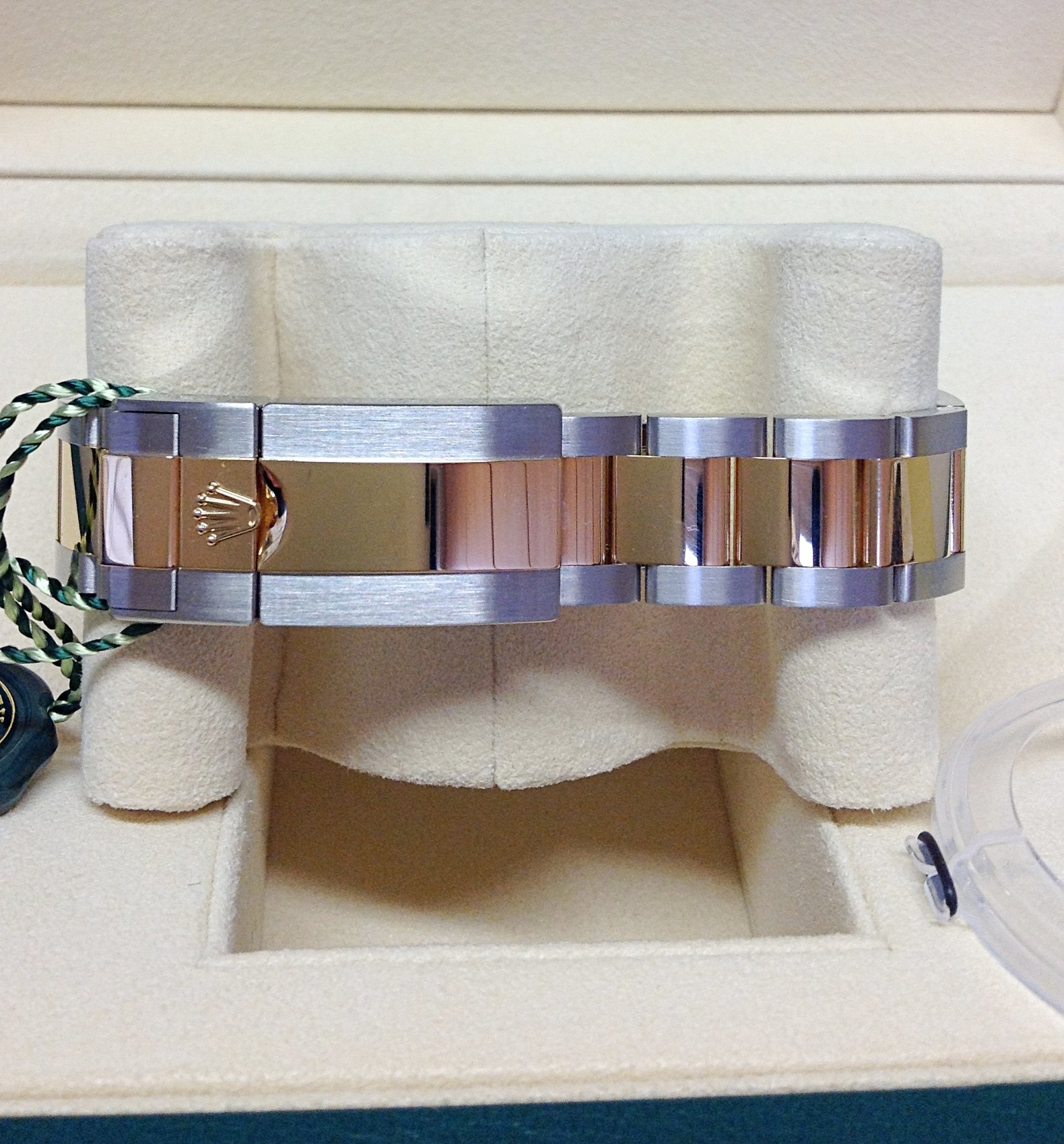 rolex replica GMT master II acciaio oro ceramica black dial orologio replica - immagine 5