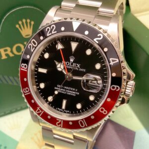 Alternative view of Rolex replica GMT master II oyster 16710 coke bezel
