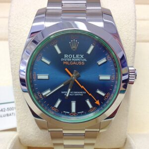 Alternative view of rolex replica milgauss blu orologio replica copia lusso imitazione