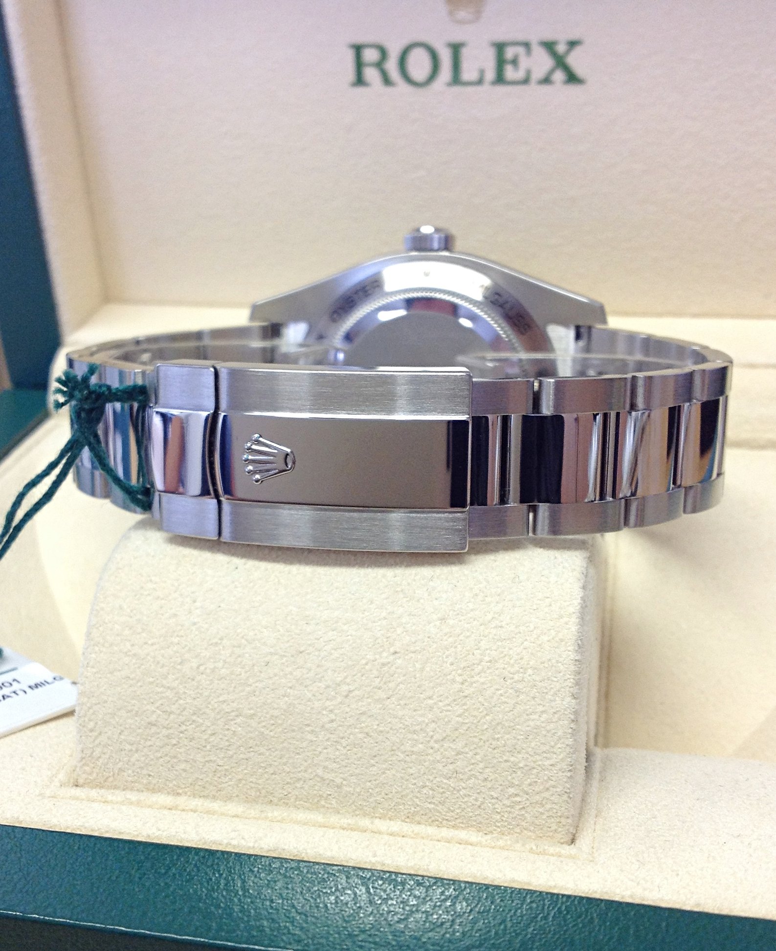 rolex replica milgauss blu orologio replica copia lusso imitazione - immagine 4