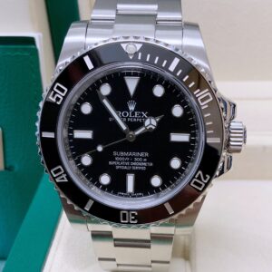 rolex replica submariner black dial no data ref. 114060 40mm