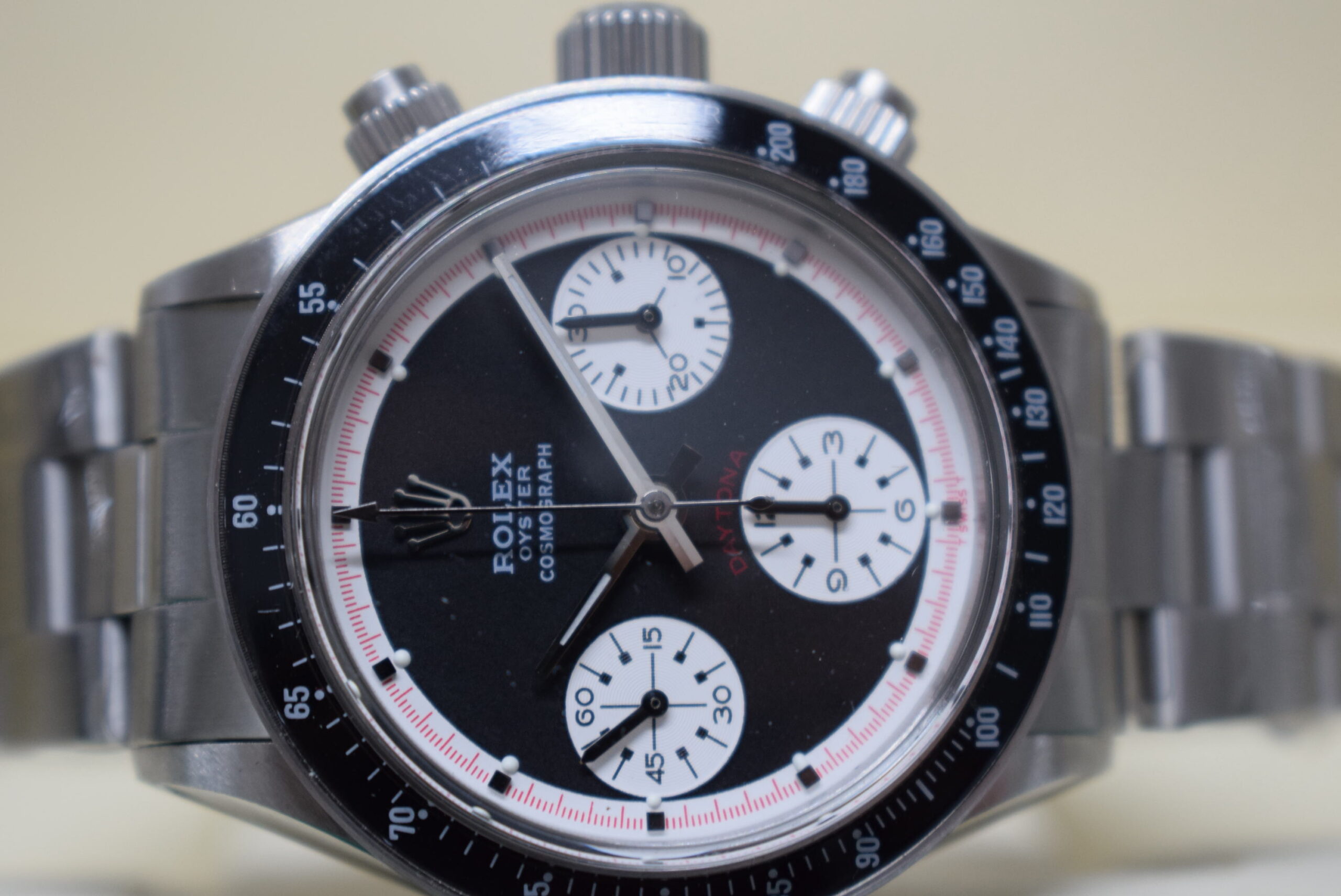 rolex replica daytona paulnewman 6245 black dial vintage orologio replica copia - immagine 18