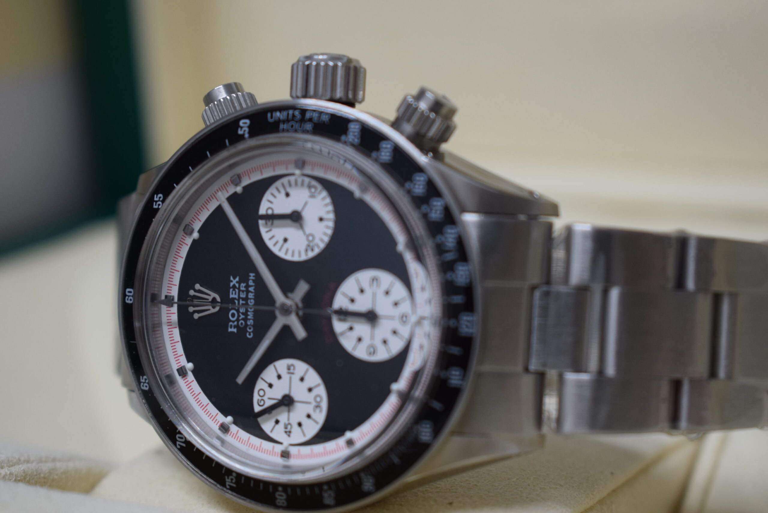 rolex replica daytona paulnewman 6245 black dial vintage orologio replica copia - immagine 9