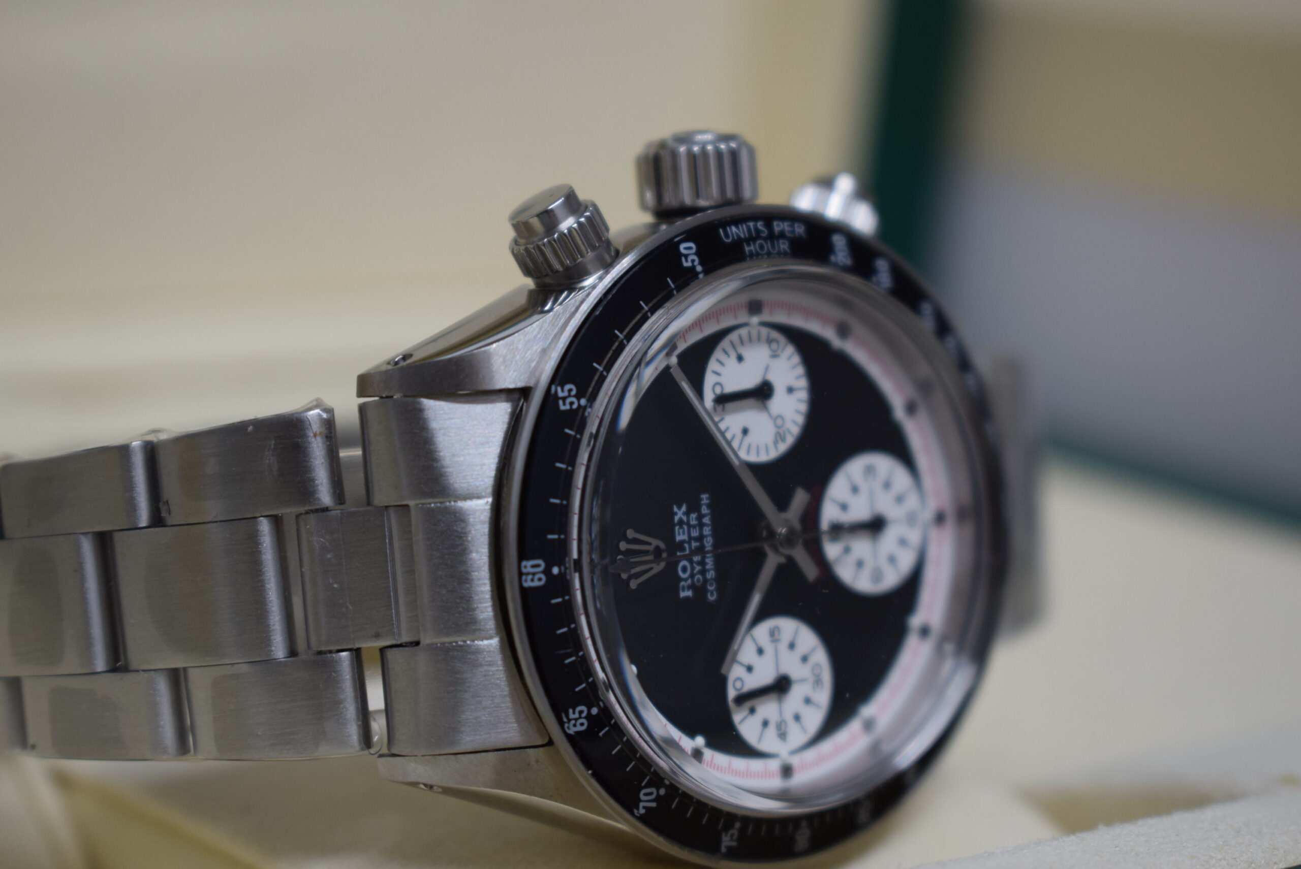 rolex replica daytona paulnewman 6245 black dial vintage orologio replica copia - immagine 10